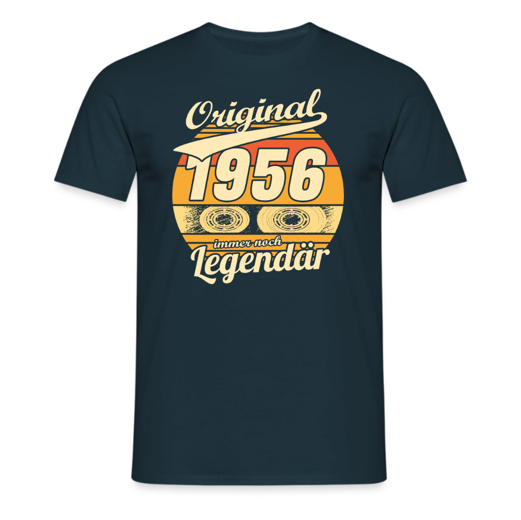 Original 70. Geburtstag Shirt – Musik Kassette Legendär seit 1956 Retro Vintage