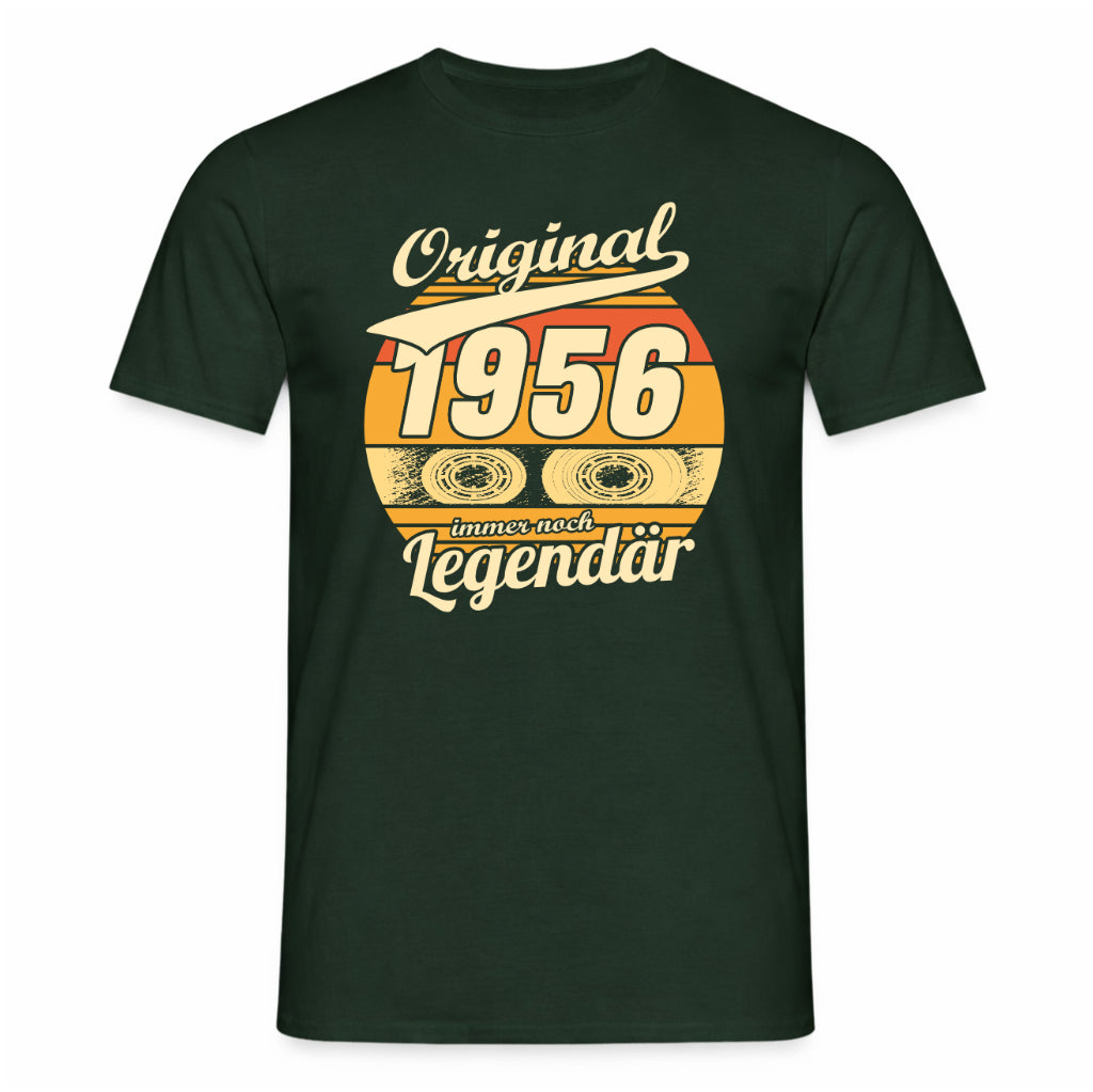 Original 70. Geburtstag Shirt – Musik Kassette Legendär seit 1956 Retro Vintage