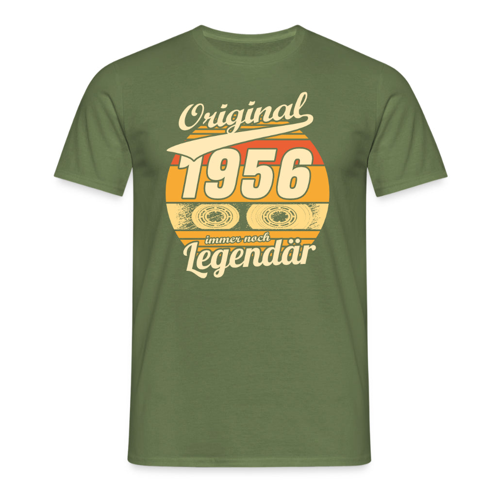 Original 70. Geburtstag Shirt – Musik Kassette Legendär seit 1956 Retro Vintage