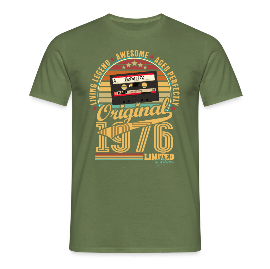 50. Geburtstag Musik Kassette Geschenk Shirt – Best of 1976 Limited Edition Retro
