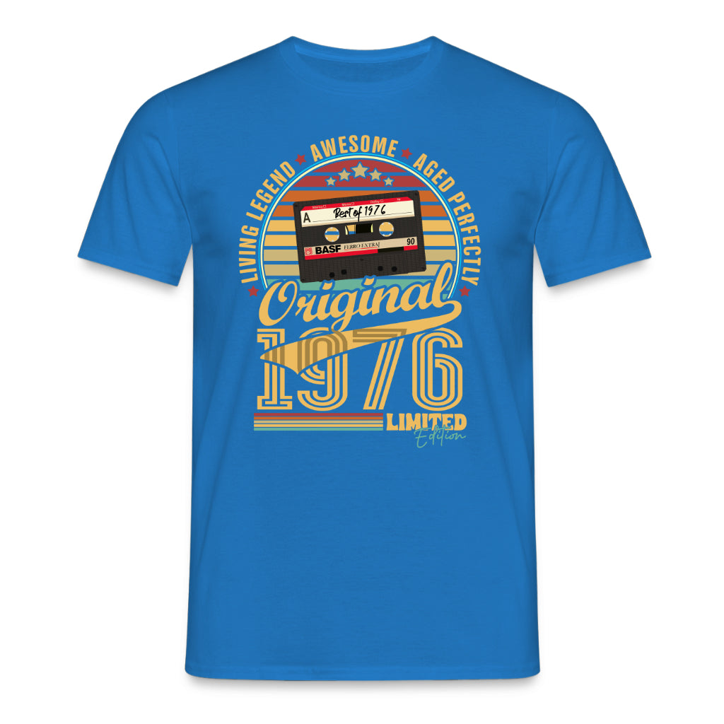 50. Geburtstag Musik Kassette Geschenk Shirt – Best of 1976 Limited Edition Retro
