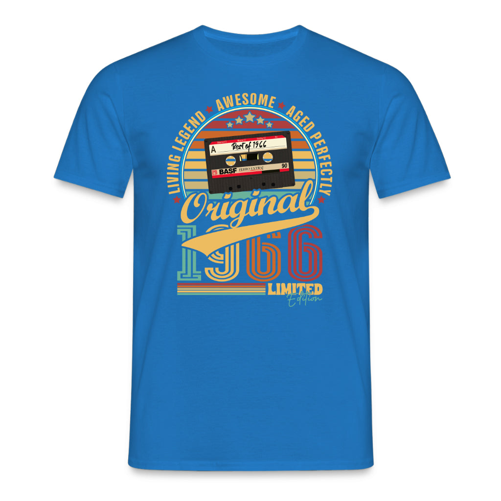 60. Geburtstag Musik Kassette Geschenk Shirt – Best of 1966 Limited Edition Retro
