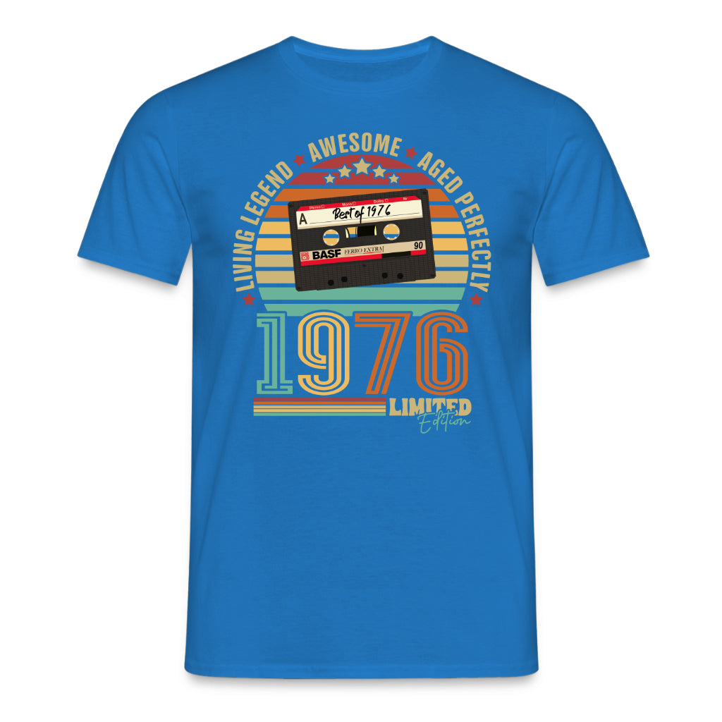 50. Geburtstag Musik Kassette Geschenk Shirt – Best of 1976 Limited Edition Retro