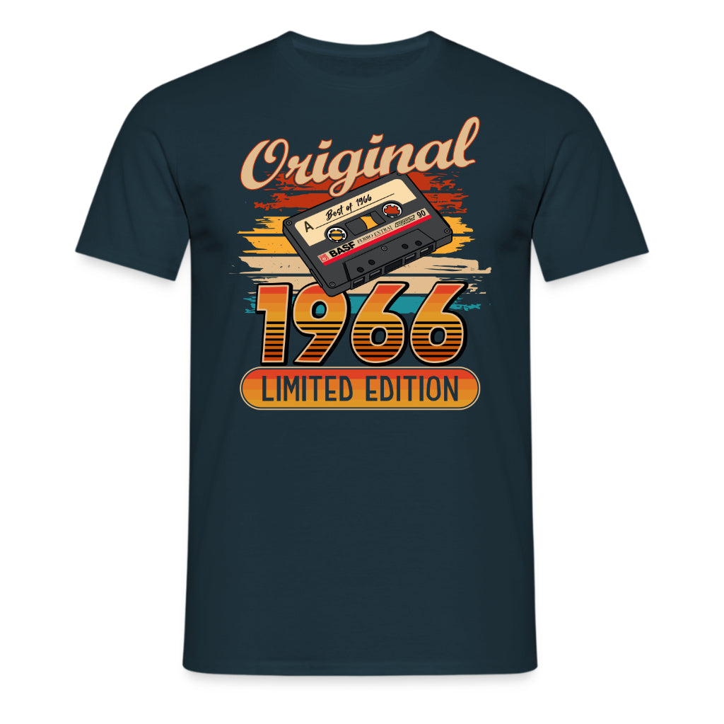Original 60. Geburtstag Shirt – Original Best of 1966 Limited Edition Retro Musik Kassette
