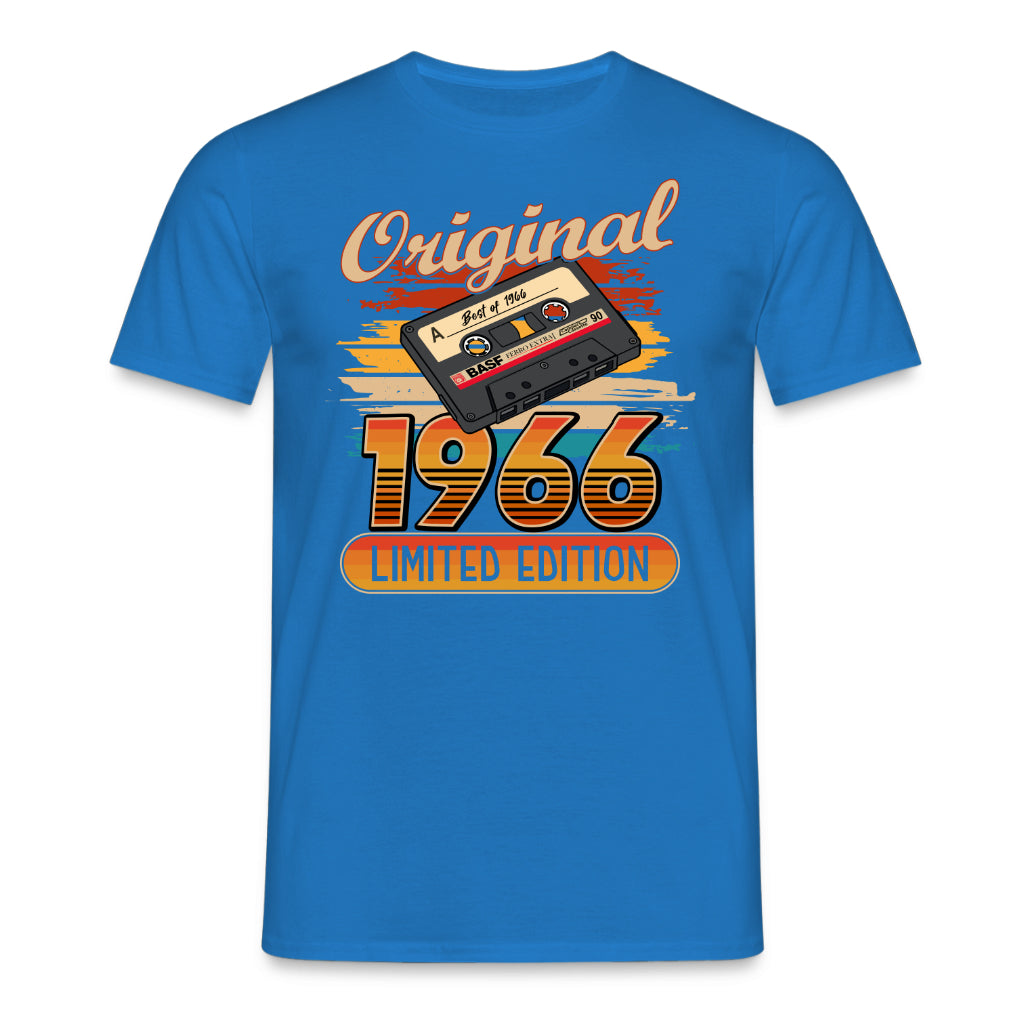 Original 60. Geburtstag Shirt – Original Best of 1966 Limited Edition Retro Musik Kassette