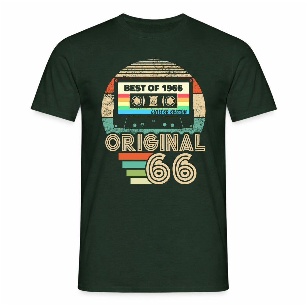 Original 60. Geburtstag Shirt – Best of 1966 Limited Edition Retro Kassette