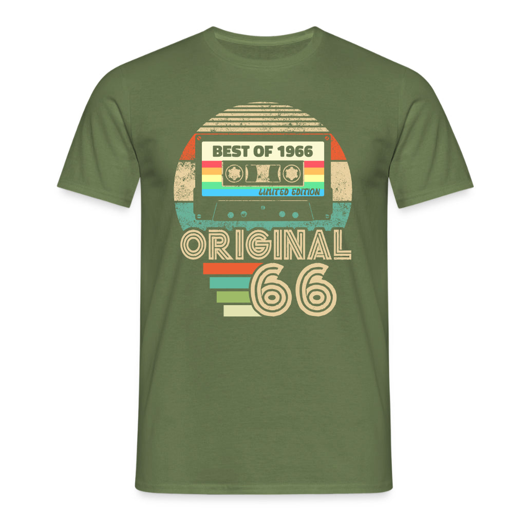 Original 60. Geburtstag Shirt – Best of 1966 Limited Edition Retro Kassette