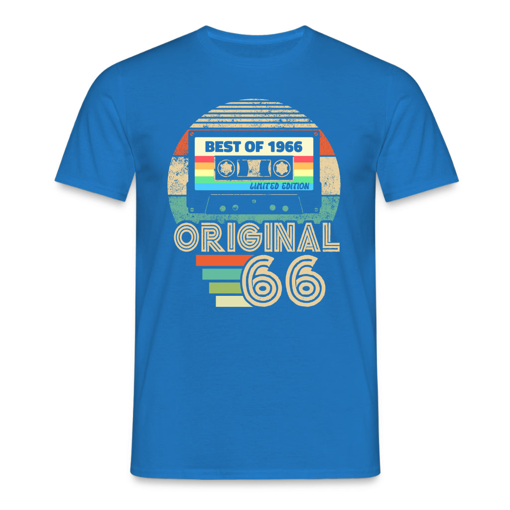 Original 60. Geburtstag Shirt – Best of 1966 Limited Edition Retro Kassette