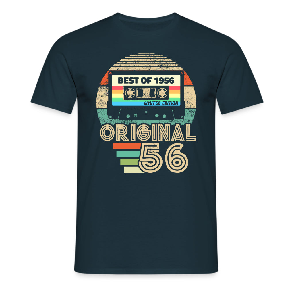 Original 70. Geburtstag Shirt – Best of 1956 Limited Edition Retro Kassette