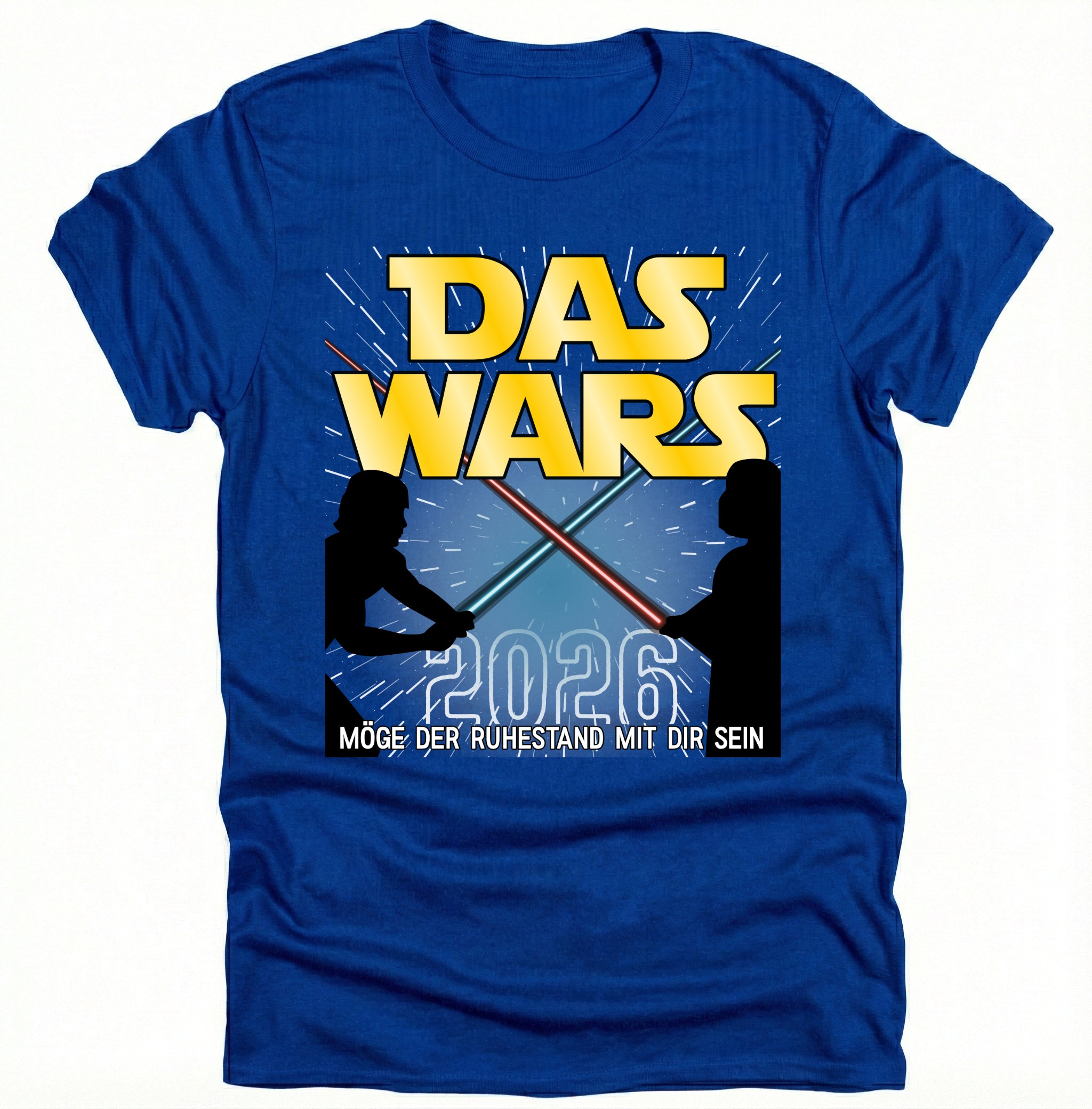Das Wars 2026 T-Shirt – Möge der Ruhestand mit dir sein – Lustiges Abschiedsgeschenk Kollege – Rente 2026 – Personalisierbares Shirt