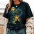 Heulender Frosch T-Shirt Lustig, Wolf Moon Parodie Shirt, Oversized Frosch Geschenk für Sie & Ihn, Epic Frog Meme Grafik Oberteil