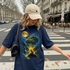 Heulender Frosch T-Shirt Lustig, Wolf Moon Parodie Shirt, Oversized Frosch Geschenk für Sie & Ihn, Epic Frog Meme Grafik Oberteil