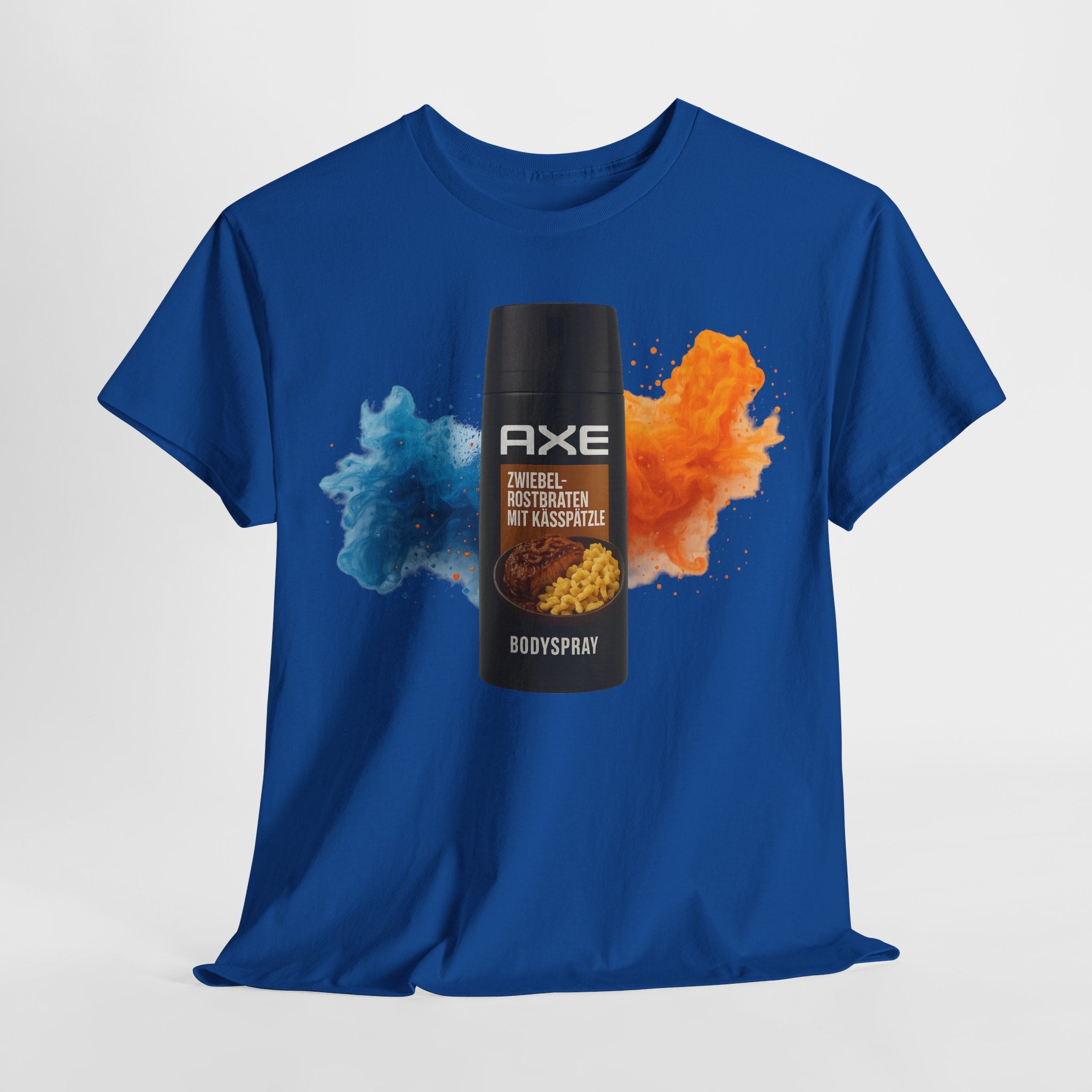 Zwiebelrostbraten & Käsespätzle – AXE Edition Parodie – Lustiges T-Shirt