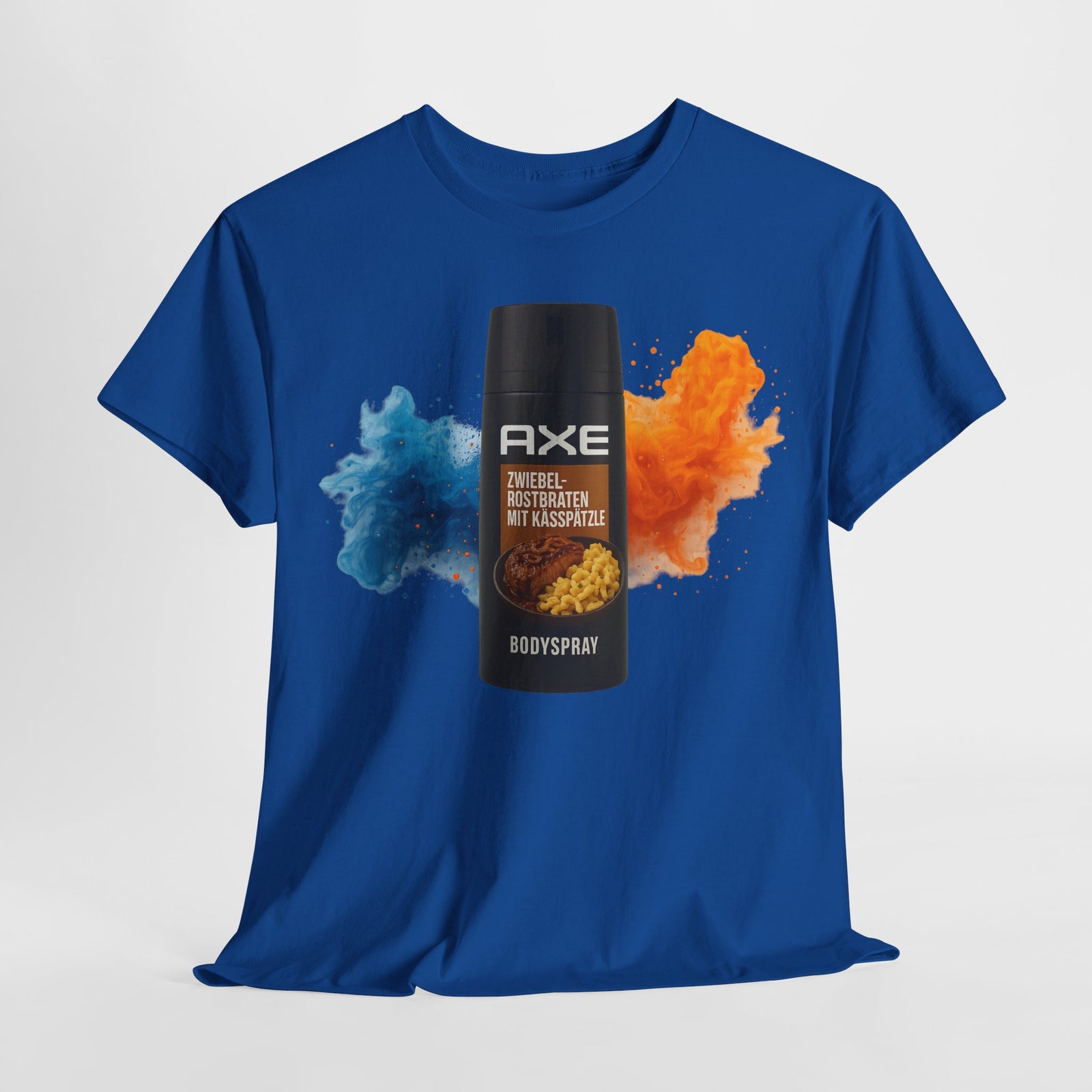 Zwiebelrostbraten & Käsespätzle – AXE Edition Parodie – Lustiges T-Shirt