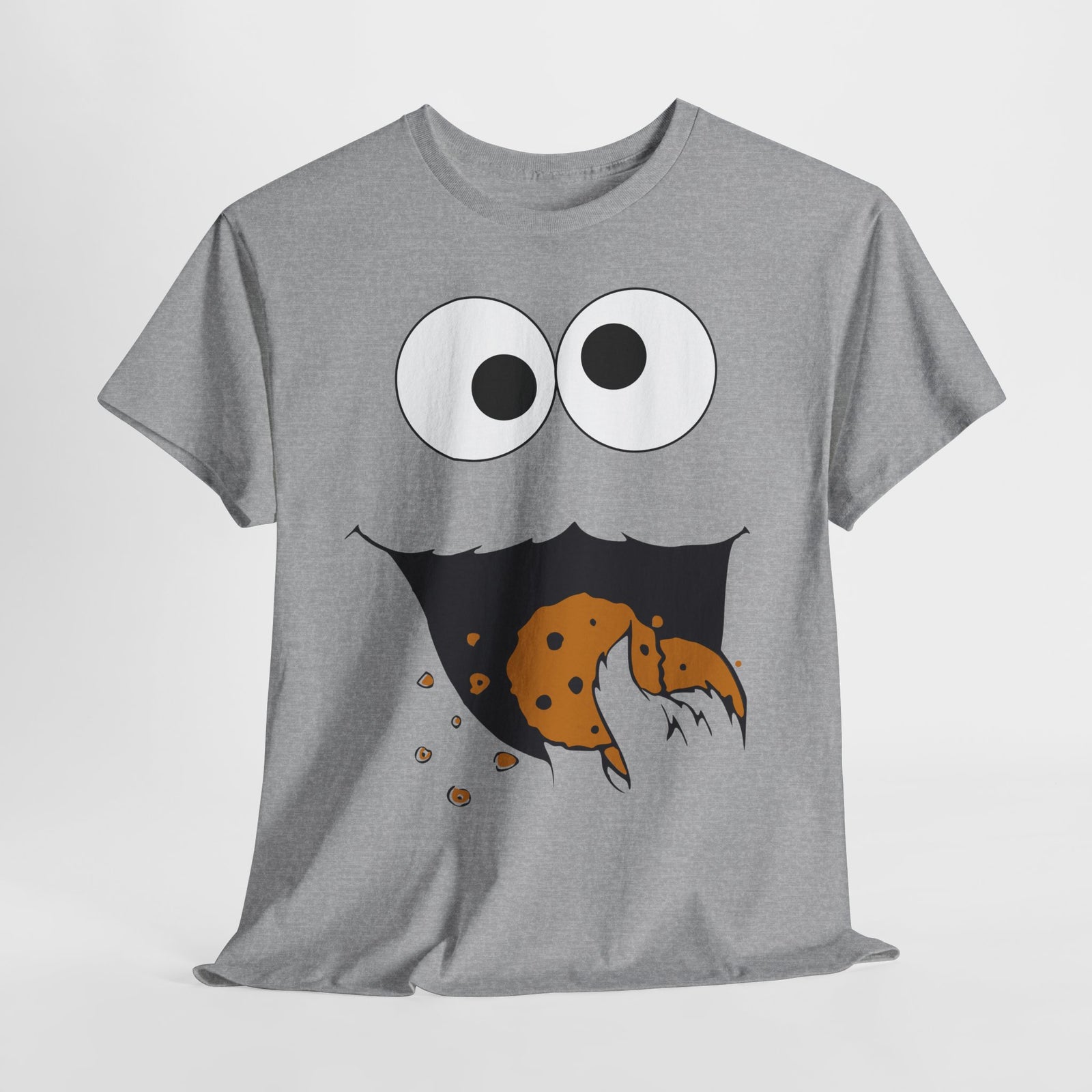 Keks Monster - Lustiges Monster Mit Keks Krümel - Lustiges Faschings T-Shirt