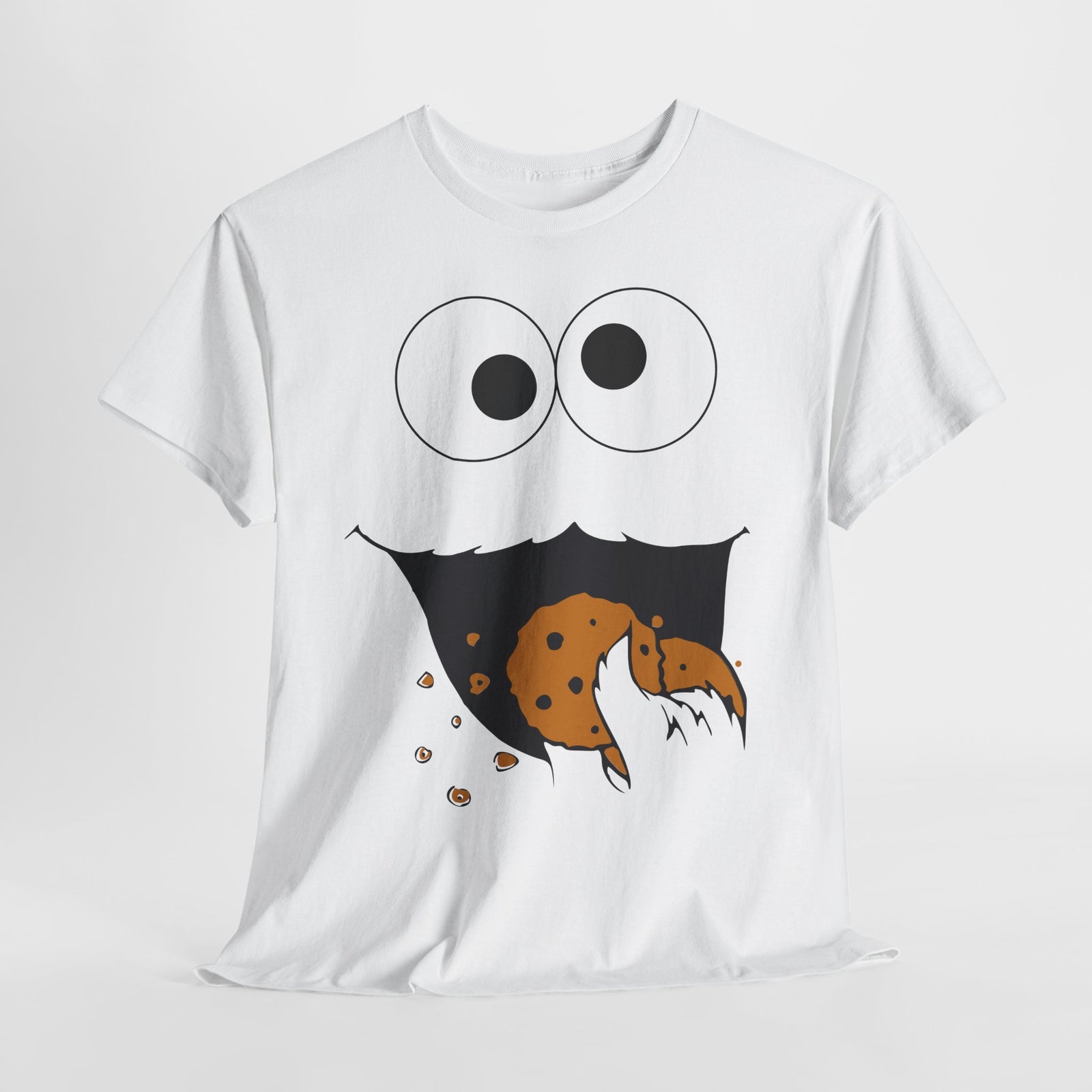 Keks Monster - Lustiges Monster Mit Keks Krümel - Lustiges Faschings T-Shirt