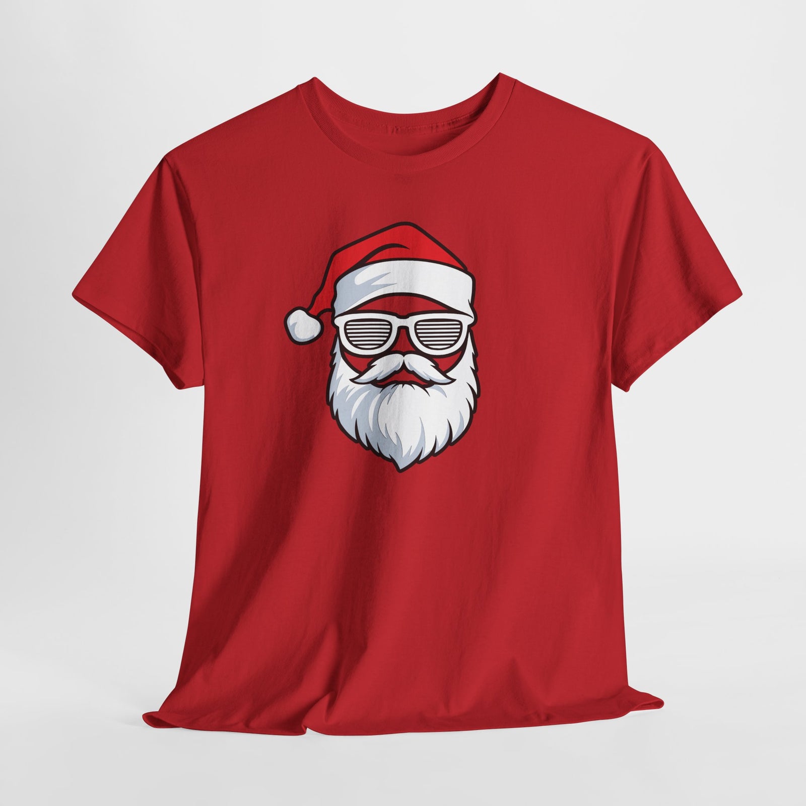 Cooler Weihnachtsmann – Stylischer Santa mit Bart & Brille T-Shirt