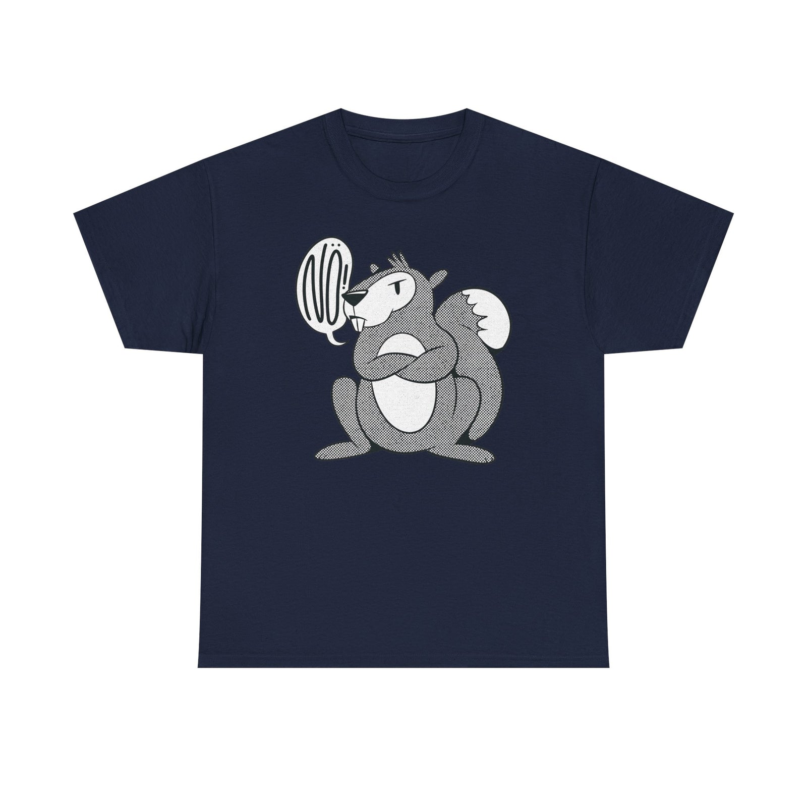 Unverschämtes Eichhörnchen T-Shirt Herren Damen | Lustiges Comic Tier Spruch Shirt No