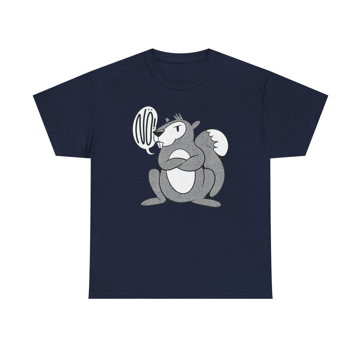 Unverschämtes Eichhörnchen T-Shirt Herren Damen | Lustiges Comic Tier Spruch Shirt No