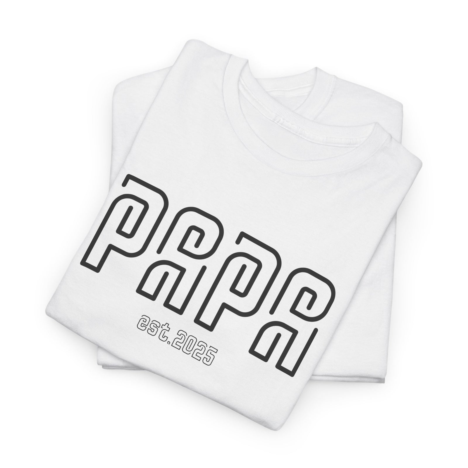 Papa seit 2025 - Vater geworden - Vatertag Geschenk T-Shirt