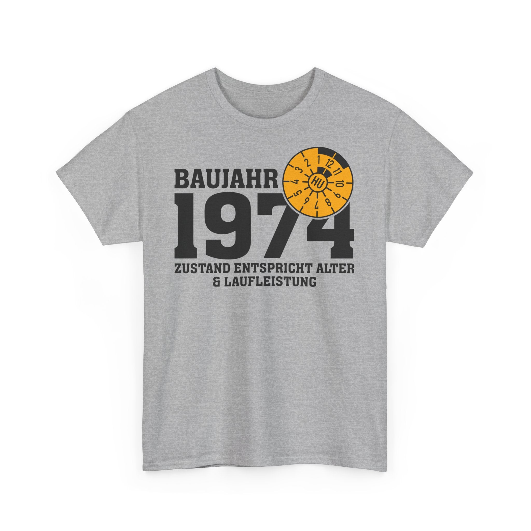 50. Geburtstag TÜV Baujahr 1974 Zustand entspricht Alter und Laufleistung Lustiges Geschenk Unisex T-Shirt
