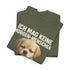 Mürrischer Hundewelpe und Morgenhasser – Lustiges Kaffee Shirt für Morgenmuffel