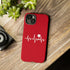 Wein Herzschlag EKG - Weinliebhaber Handyhülle für IPhone 15