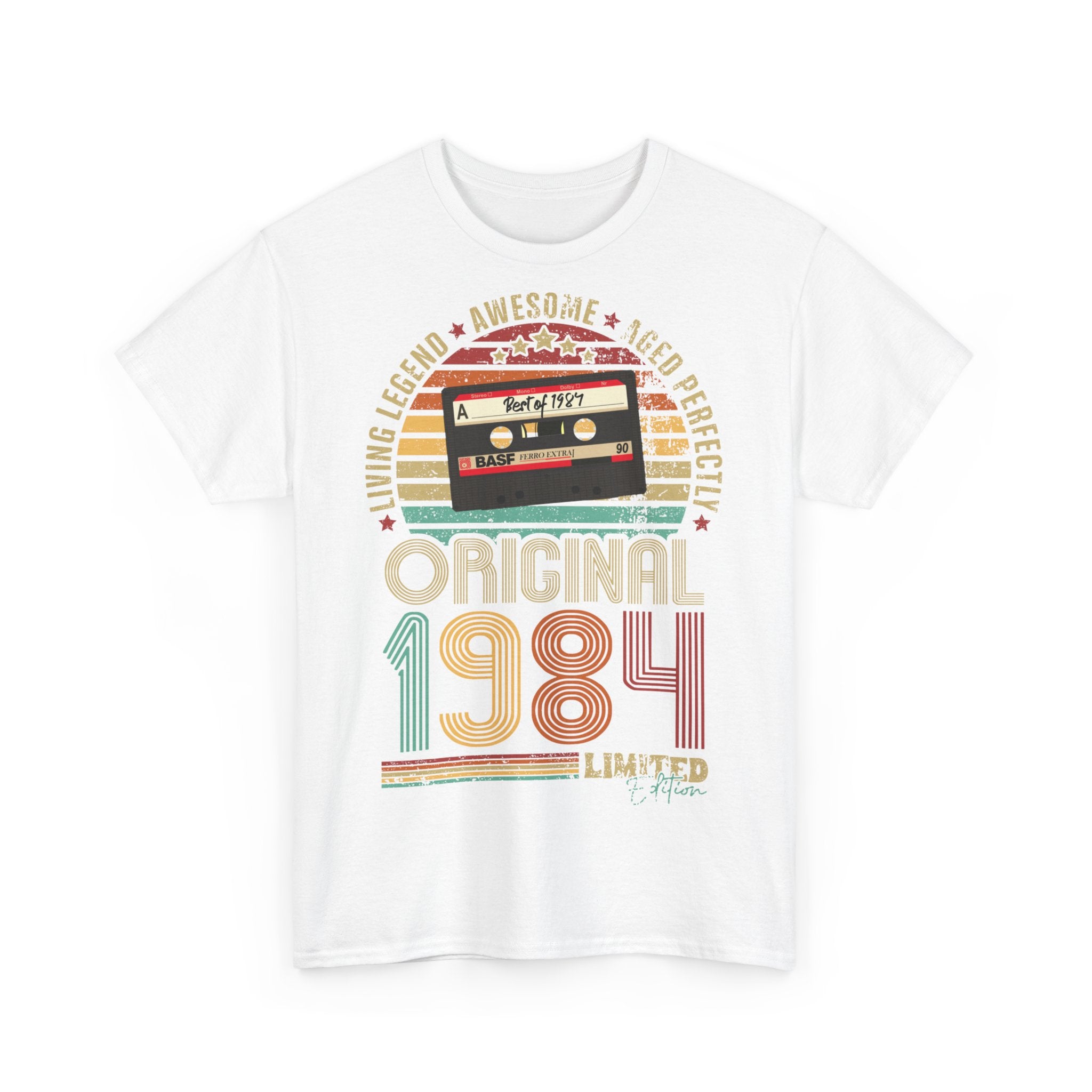 40.Geburtstag - Retro Style - Musik Kassette - Best Of 1984 - Limited Edition T-Shirt