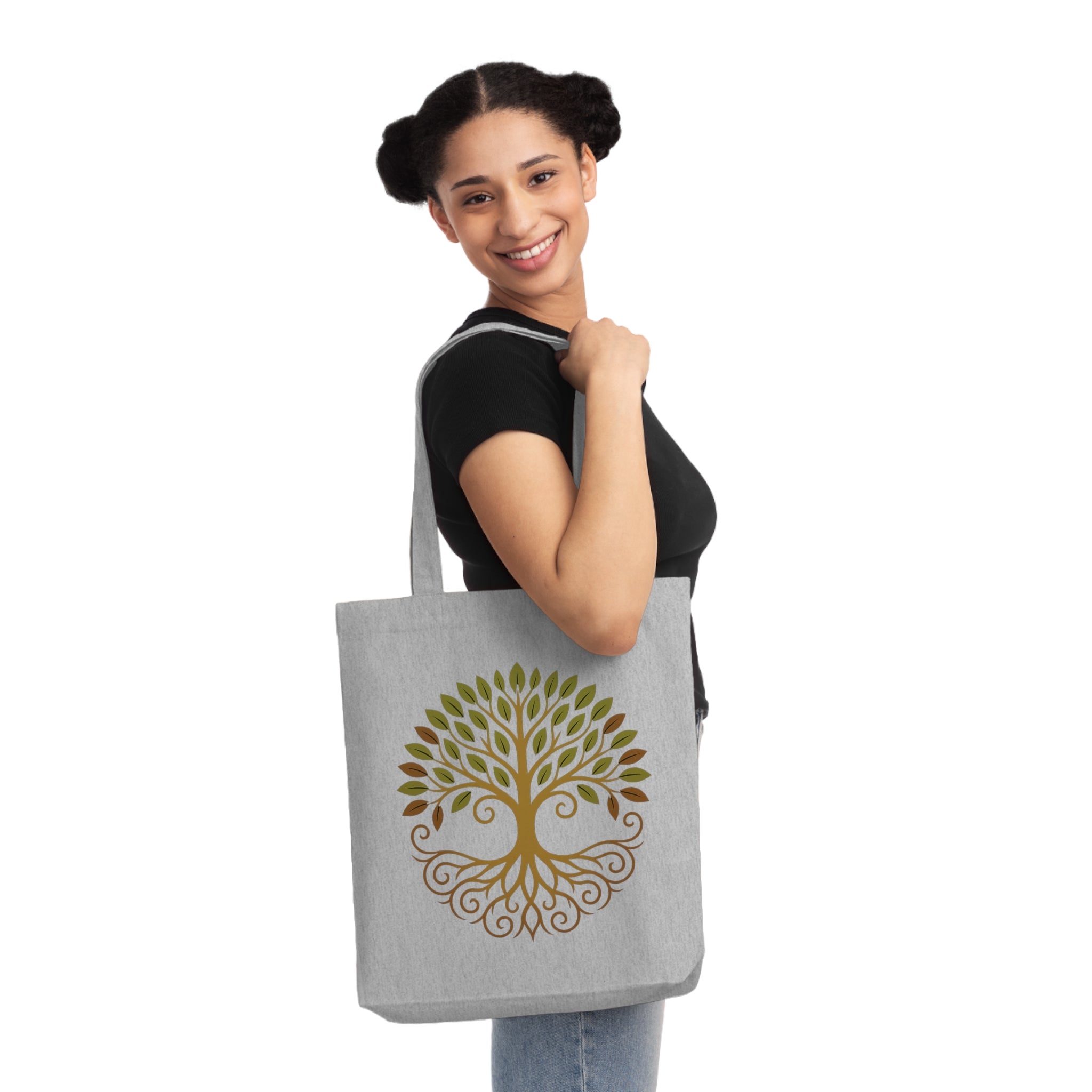 Mandala Tragetasche mit Baum des Lebens – Boho Natur Design