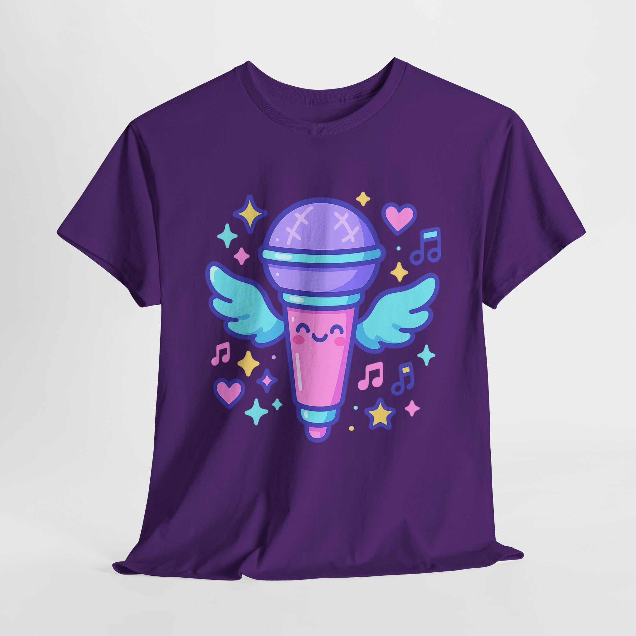 K-Pop Zaubermikrofon – Kawaii Neon Glow Shirt
