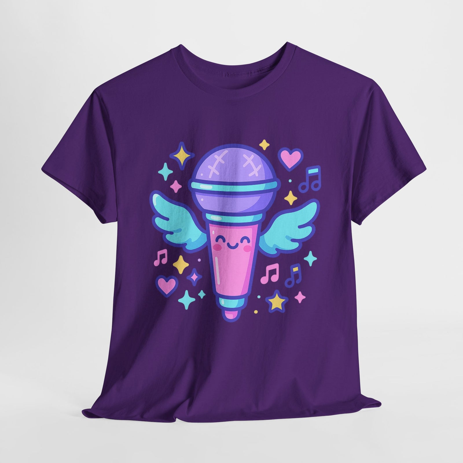 K-Pop Zaubermikrofon – Kawaii Neon Glow Shirt