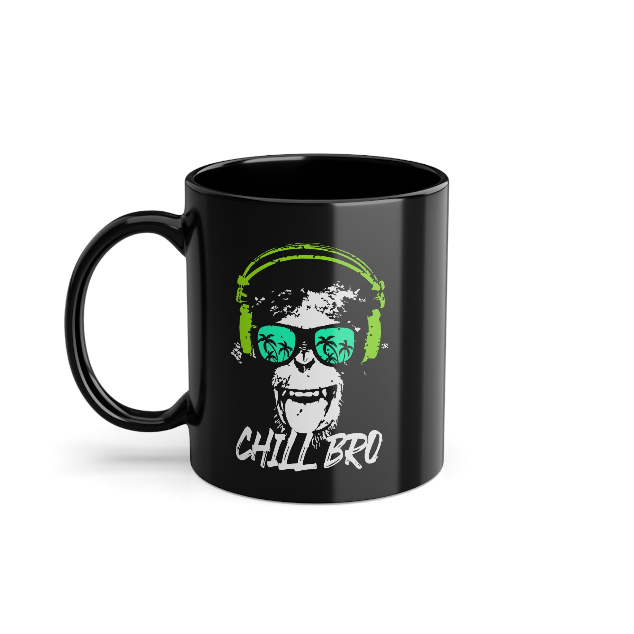 CHILL BRO - Cooler DJ Affe mit Sonnenbrille Geschenkidee Gamer Geschenk Kaffee Tasse