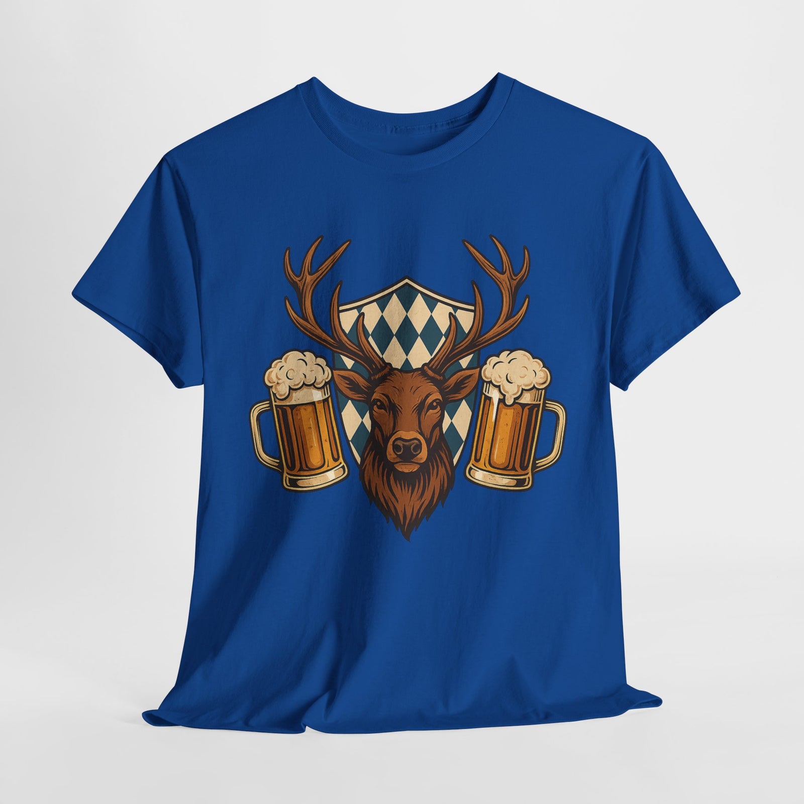 Oktoberfest Hirsch & Bier – Bayerisches Wiesn T-Shirt