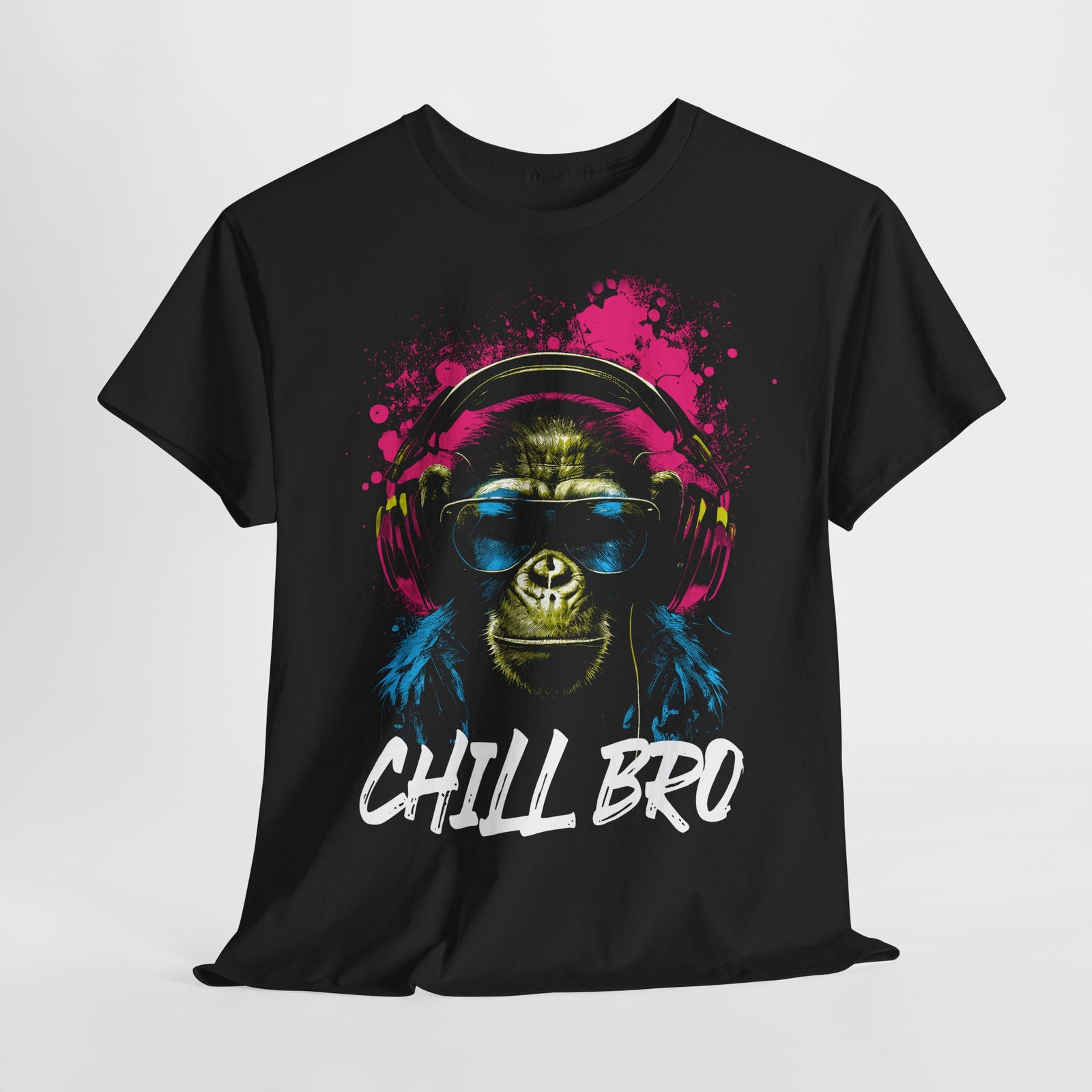 CHILL BRO - Cooler Affe mit Sonnenbrille Geschenkidee Gamer T-Shirt