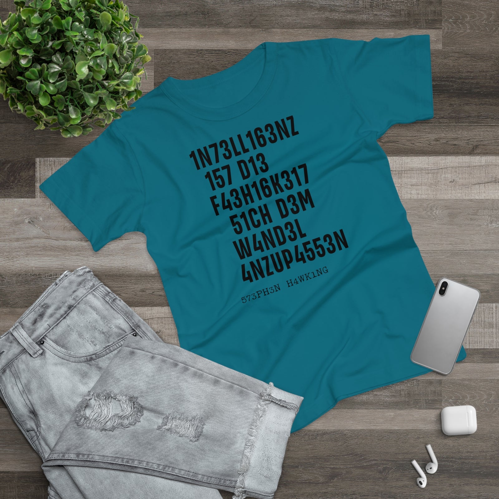 Intelligenz Hawking Zitat T-Shirt