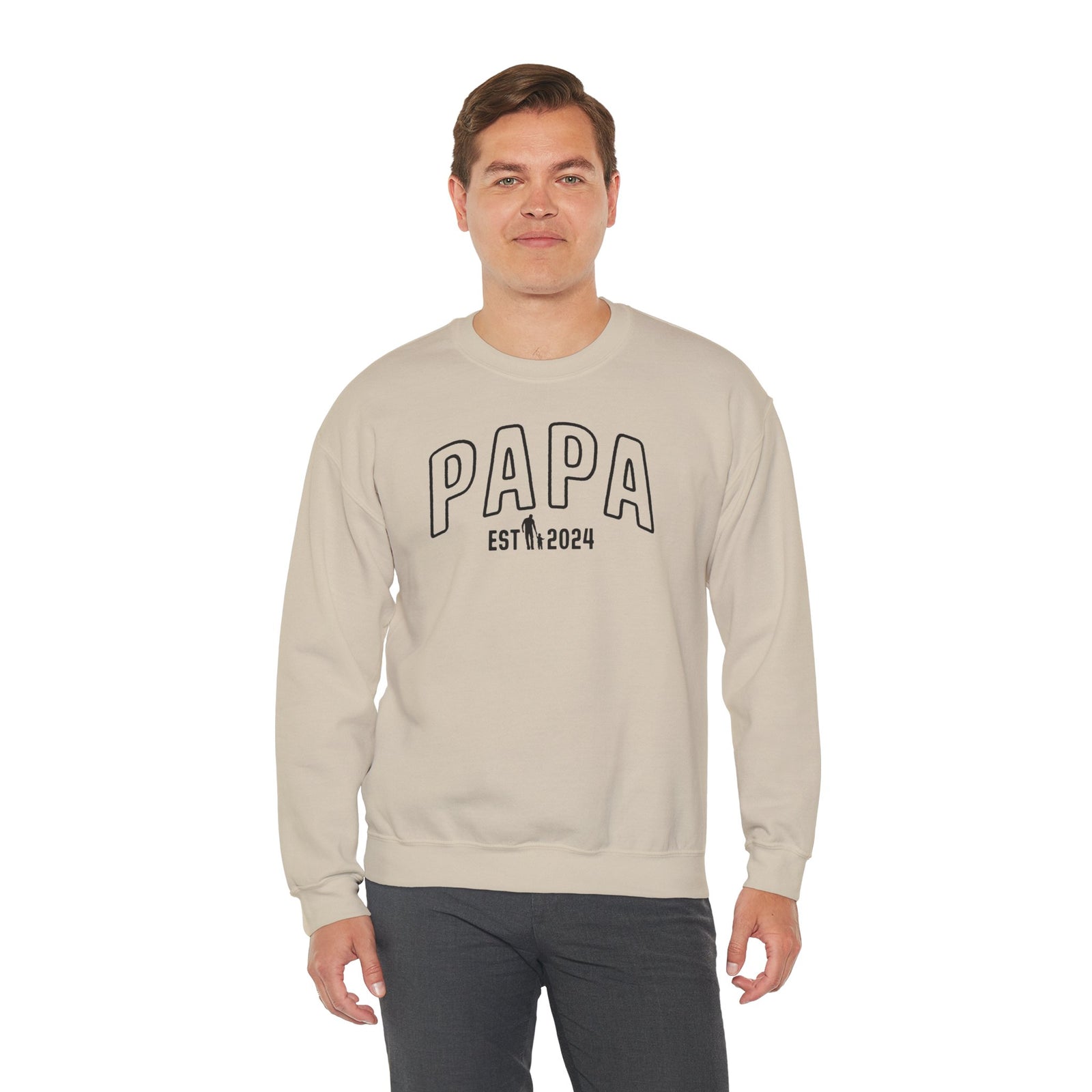 Stolzer Papa - Vatertag - Papa seit 2024 - Geschenk Sweatshirt