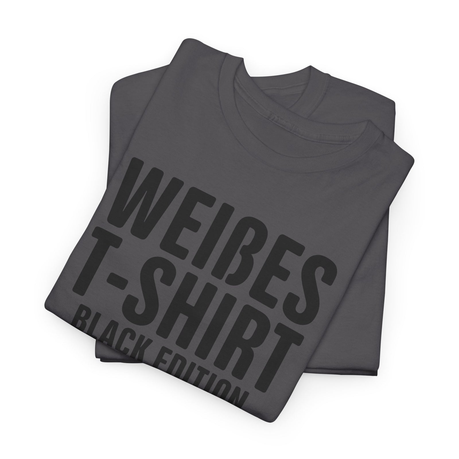 Weißes T-Shirt Black Edition Lustiges Sarkasmus & Ironie Unisex T-Shirt