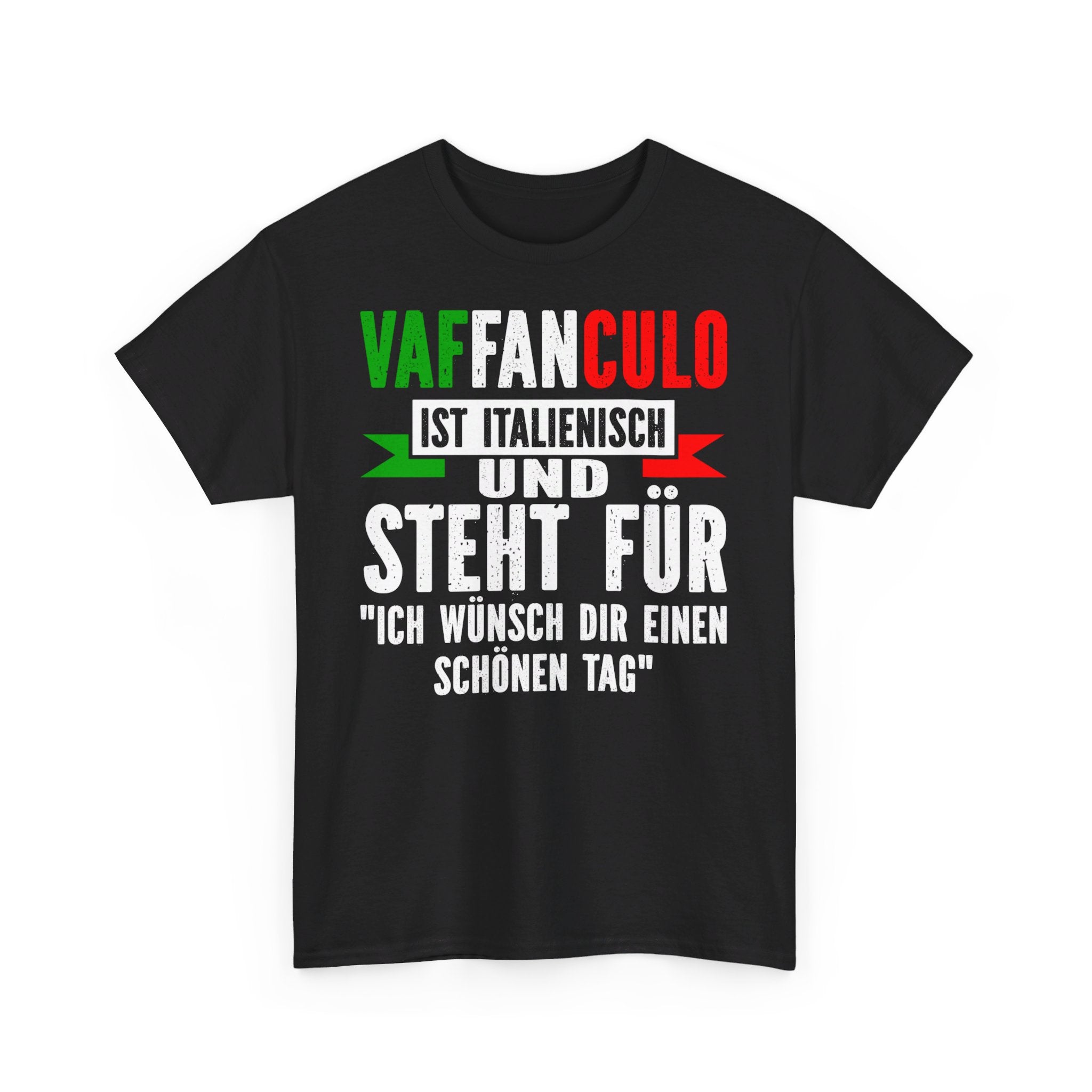 Lustiges Italiener Shirt Vaffanculo Italia Italienisch Italien Männer T-Shirt