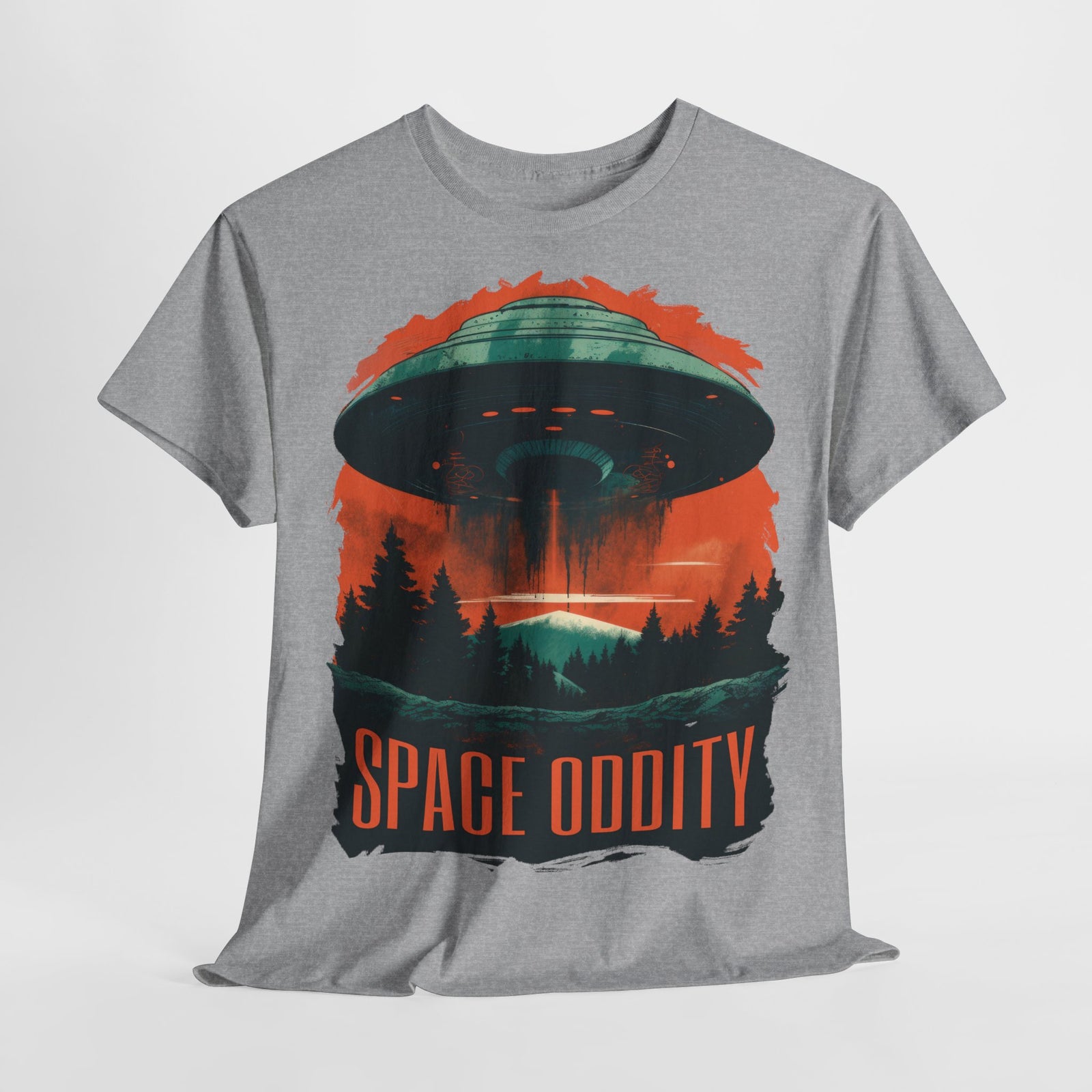 Alien Fliegende Untertasse  - Space Oddity - Lustiges T-Shirt