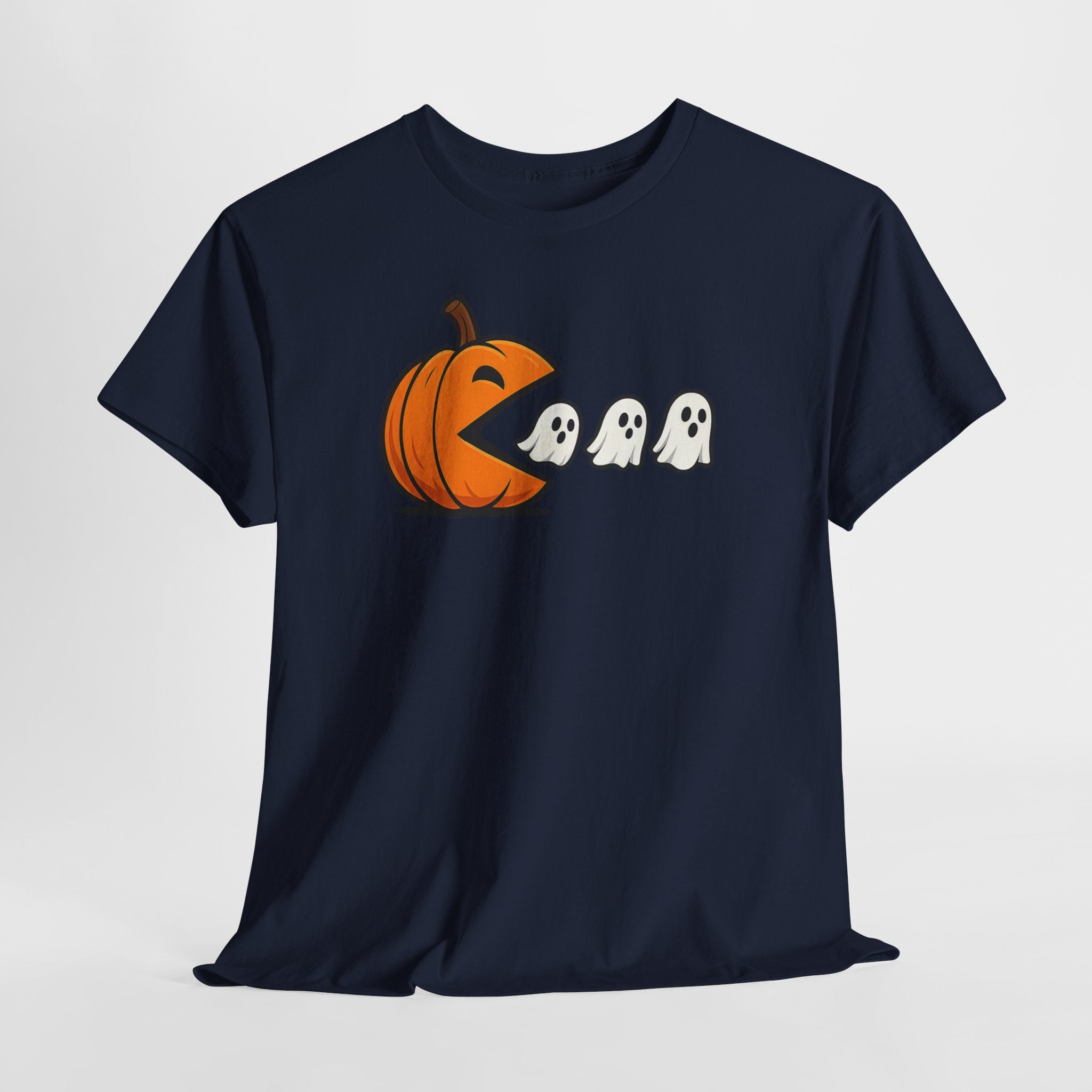 Halloween Shirt - Kürbis frisst Geister – Humorvolles Bier T-Shirt