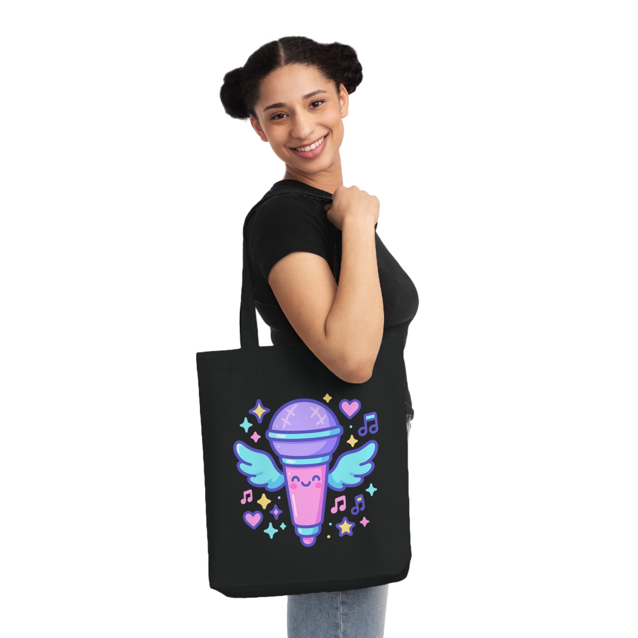 K-Pop Engel-Mikrofon – Pastell Neon Tragetasche