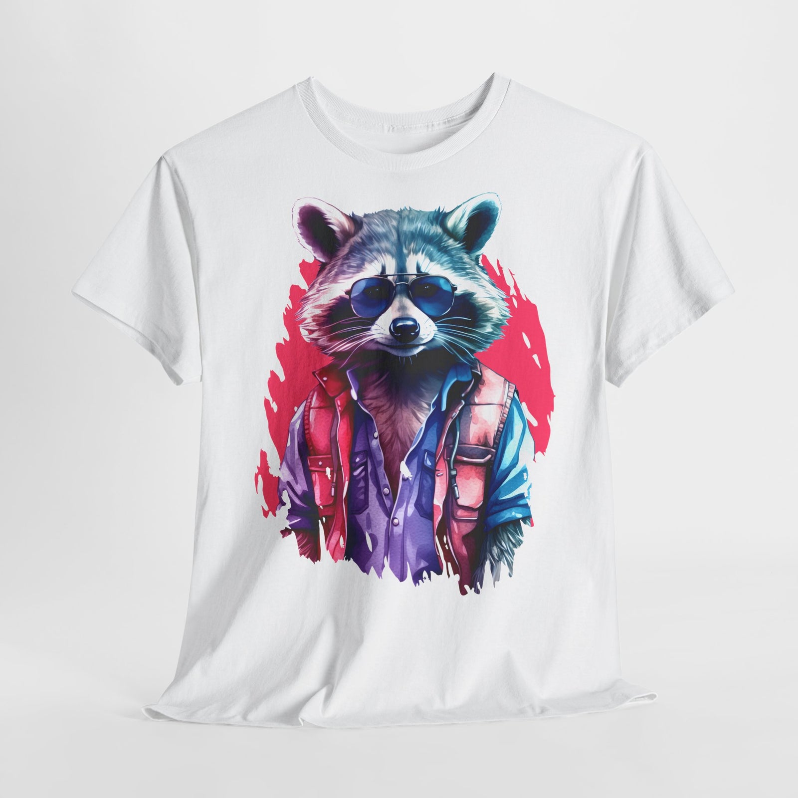 Waschbär Racoon Rocket Cyberspace - Unisex Shirt