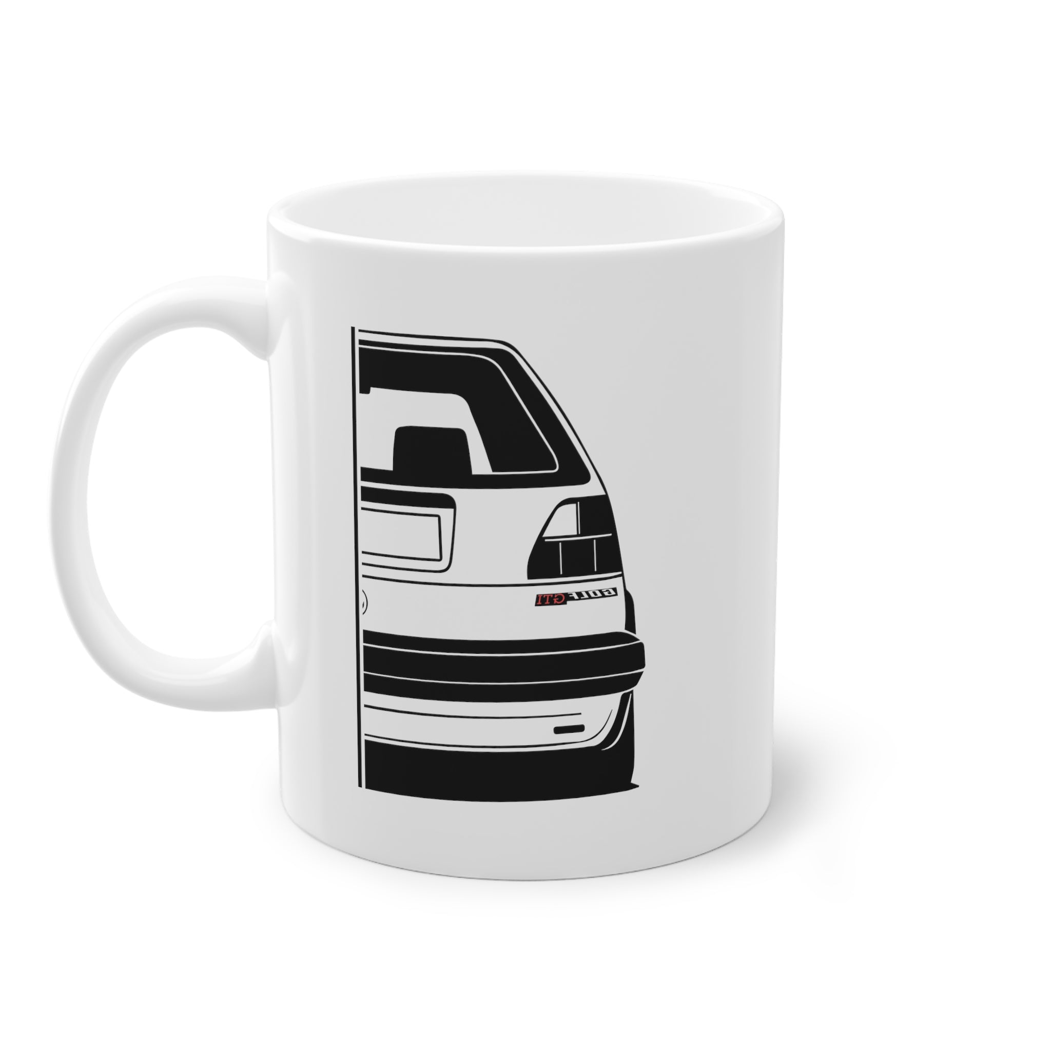 Golf MK2 GTI Fan Retro Auto Kult Auto Geschenk Kaffee Tasse