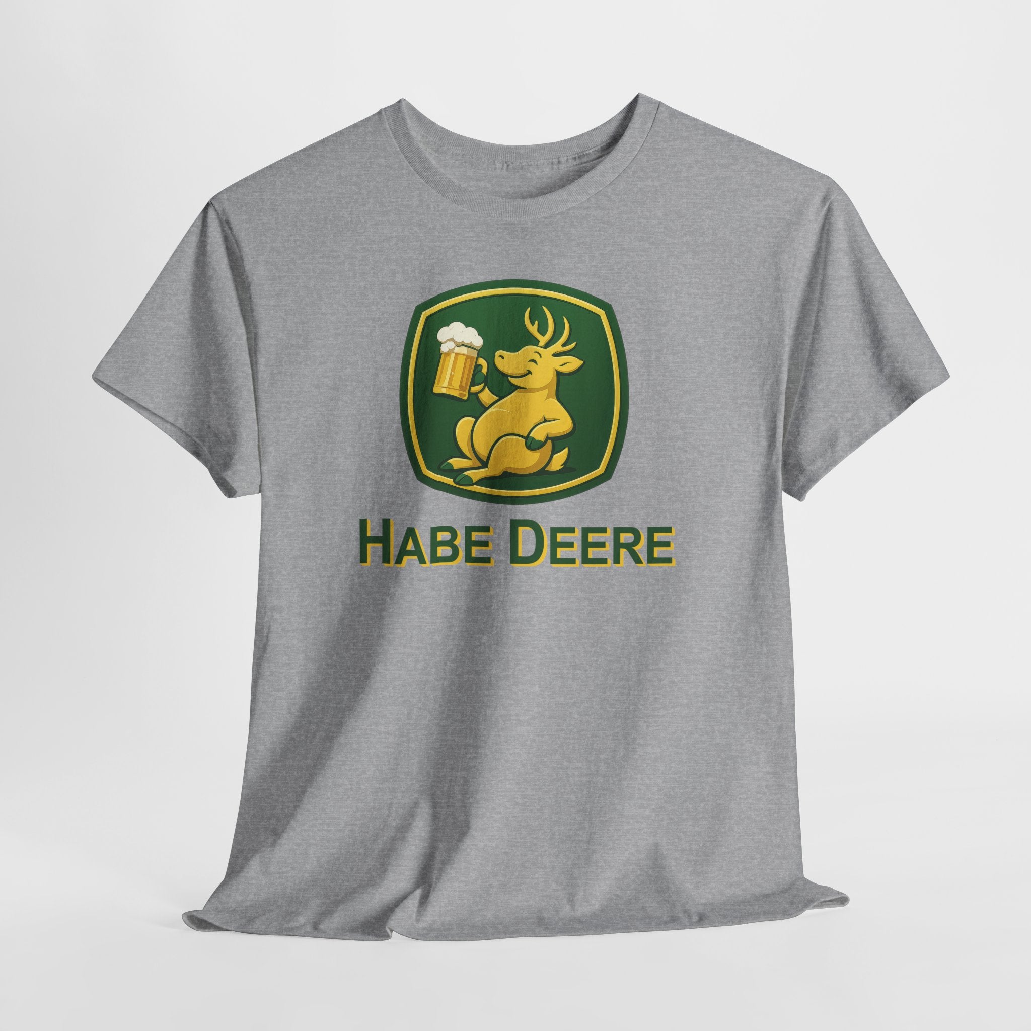 Trinkender Hirsch – Habe Deere Bier Logo Parodie T-Shirt