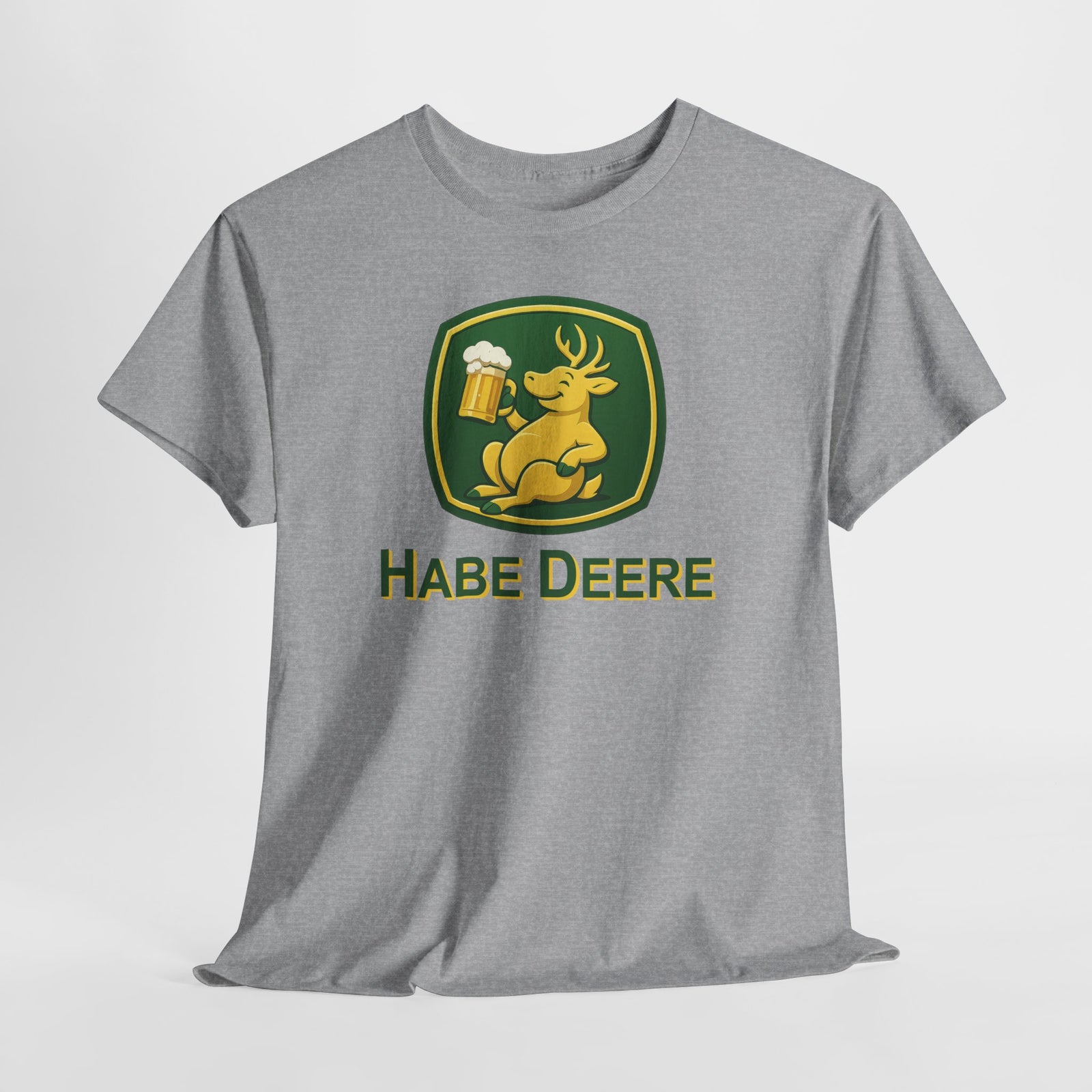 Trinkender Hirsch – Habe Deere Bier Logo Parodie T-Shirt