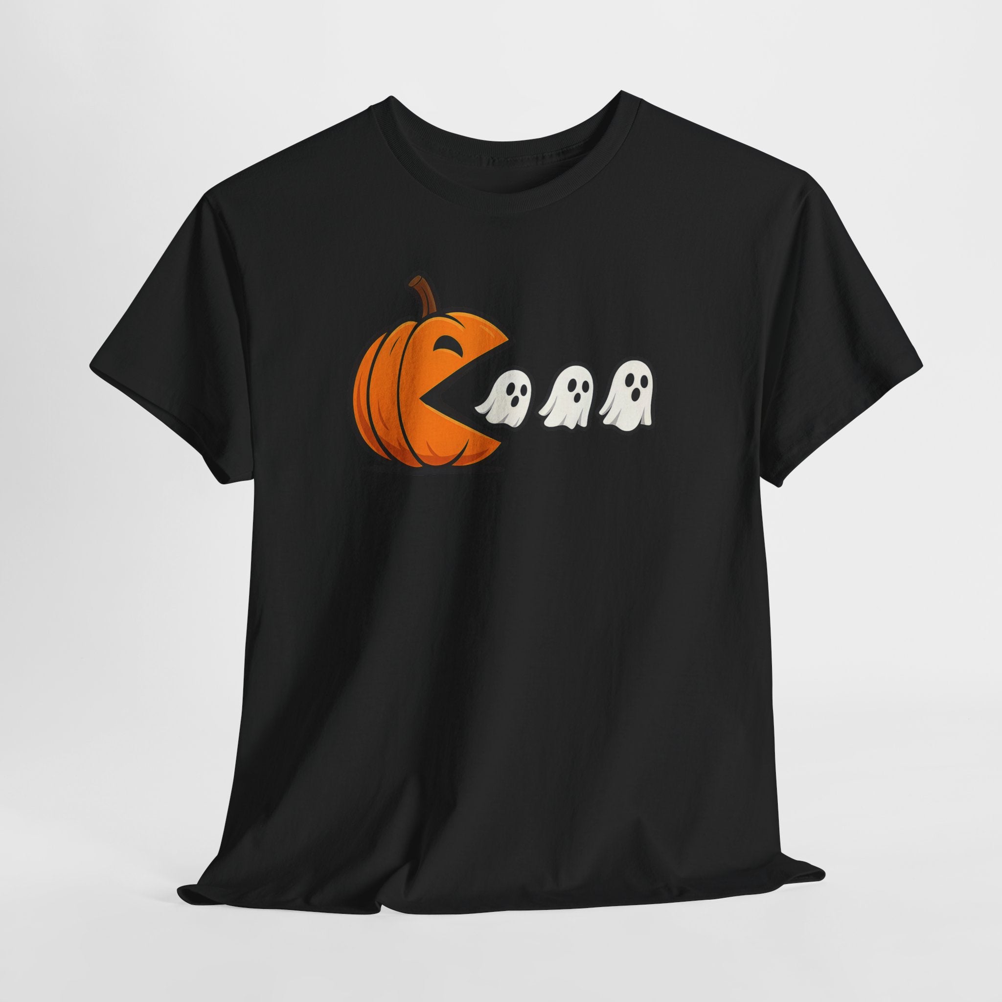 Halloween Shirt - Kürbis frisst Geister – Humorvolles Bier T-Shirt