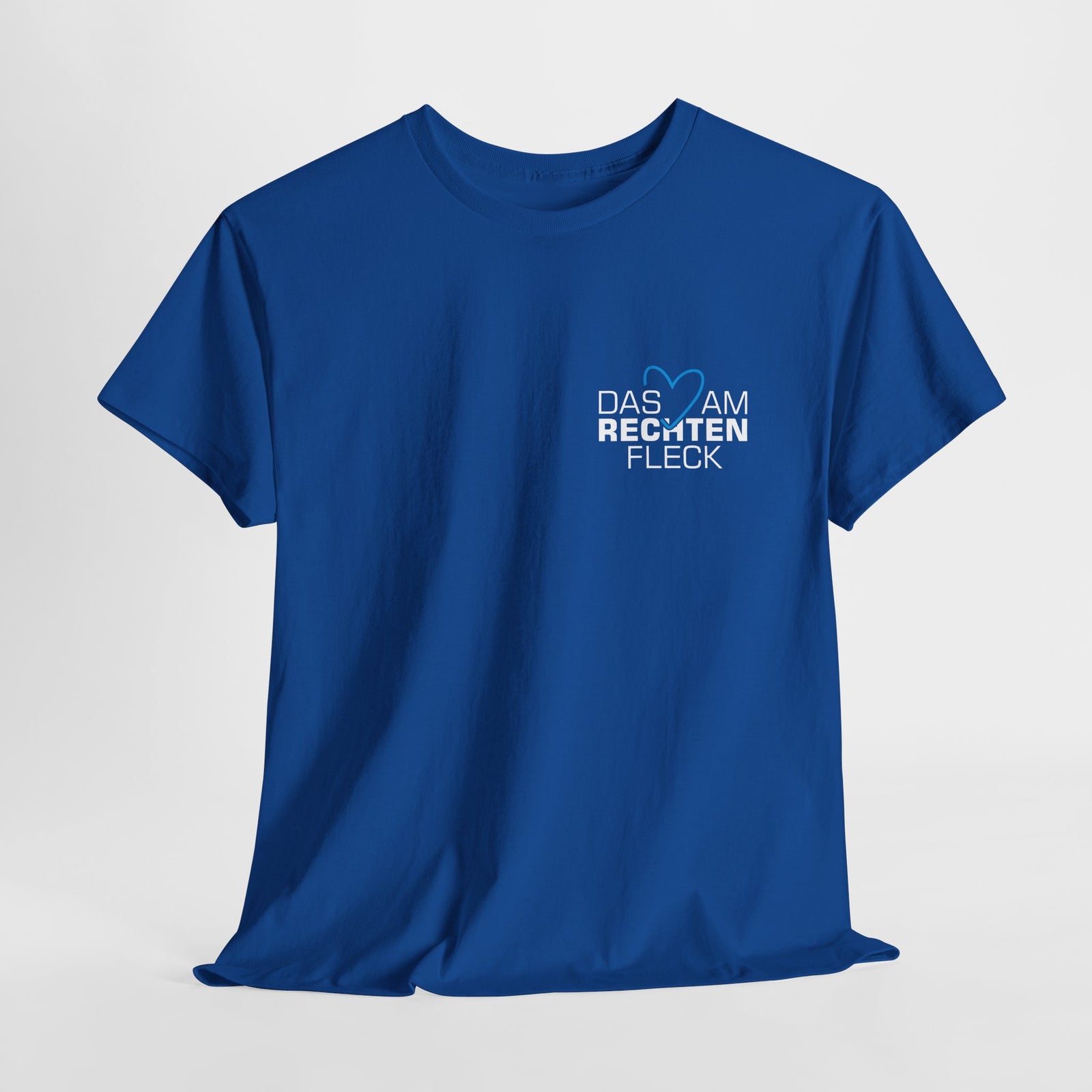 Das Herz am rechten Fleck - Bundestagswahl 2025 T-Shirt - Wählen mit Herz
