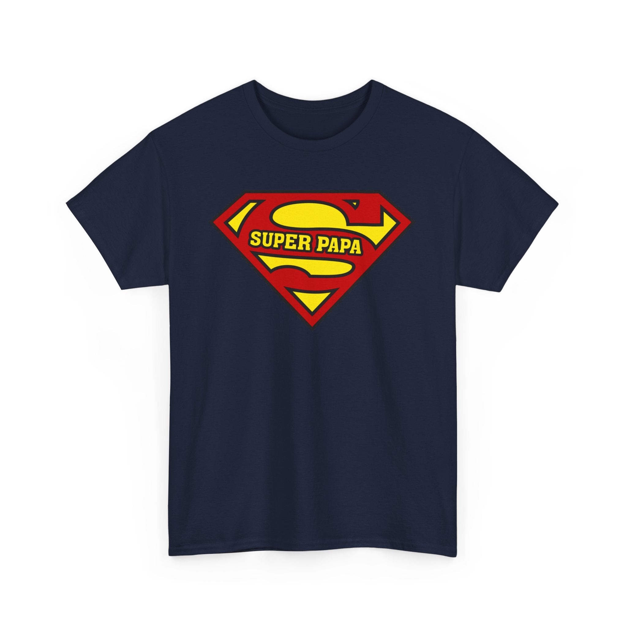 Vatertag Geschenk - Super Papa Comic Logo - Papa Papi Geburtstag Vatertag Geschenk Shirt