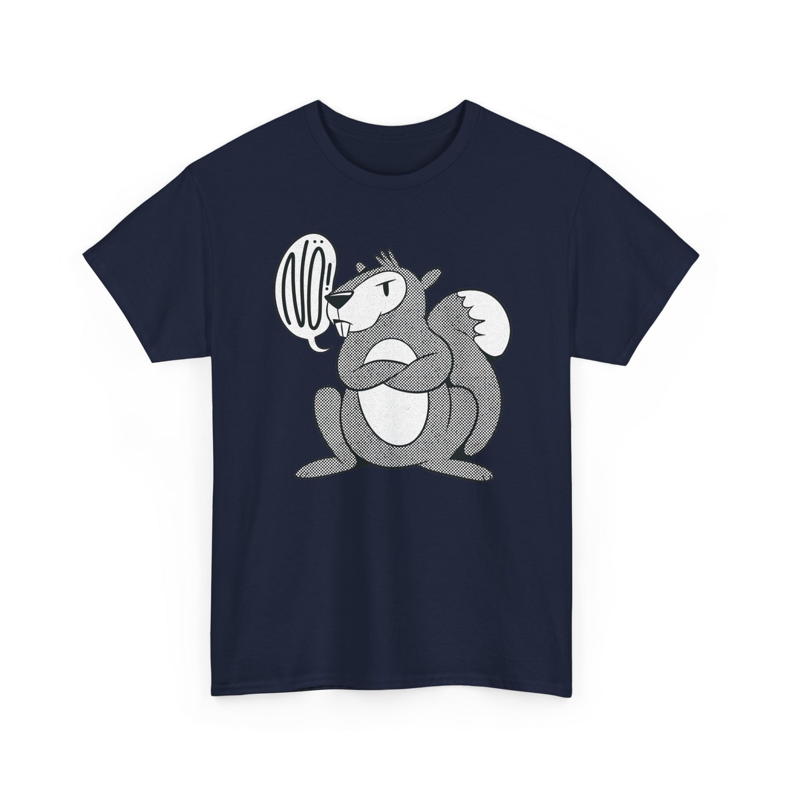 Unverschämtes Eichhörnchen T-Shirt Herren Damen | Lustiges Comic Tier Spruch Shirt No
