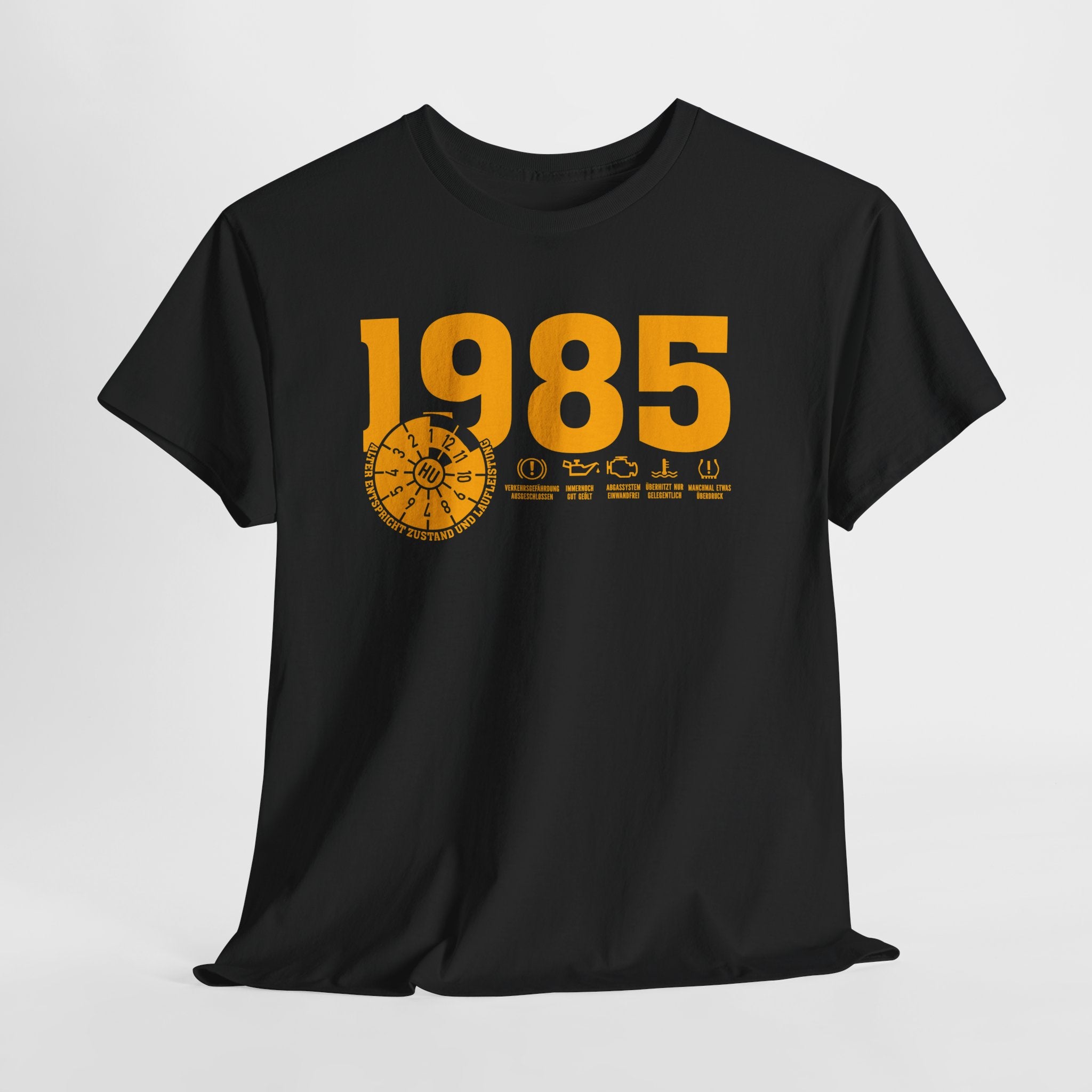 40 Geburtstag Jahrgangs-Shirt 1985 – TÜV Stempel Design - Entspricht Zustand und Laufleistung